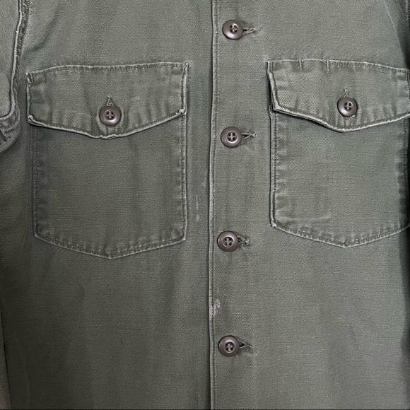 Vintage OG 107 sateen army shirt - Picture 2 of 6
